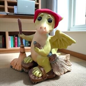 Vtg Whimsical World of Pocket Dragons 4” "Do I Have To?" Ren Musgrave Figurine